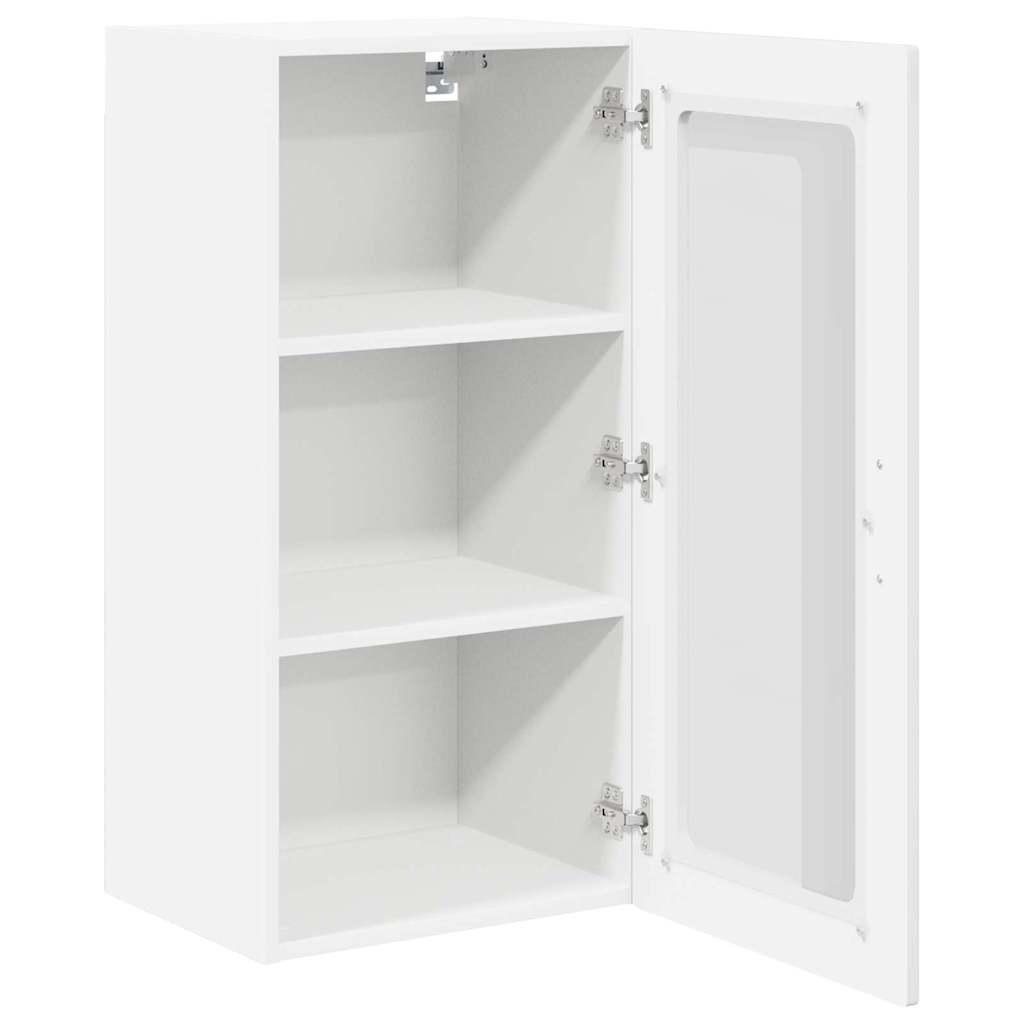 Kitchen Wall Cabinet with Door High Gloss White 40 x 31 x 80 cm